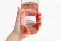 agua micelar de agua de rosas de garnier